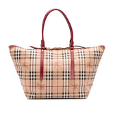 Medium Haymarket Check Coated Canvas Salisbury Tote